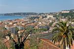 view over Menton new town