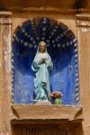 Virgin Mary image, Menton old town
