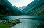 a small mountain lake