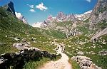 the trek from Pralognan to Lac des Vaches