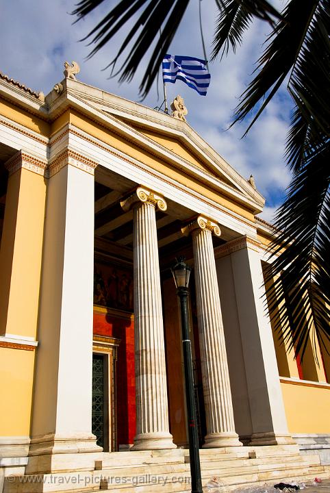 the Propylea, the University of Athens