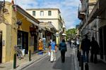 the old streets of the Plaka