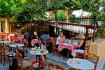 a Plaka restaurant terrace