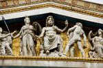 sculpture on Athens University building