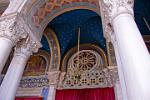 the entrance of Athens Cathedral