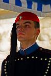 traditional guard, Evzones, at the Parliament Building