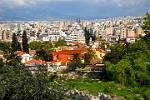 view over Plaka and the city