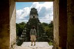 a view over the mighty Tikal Maya temples
