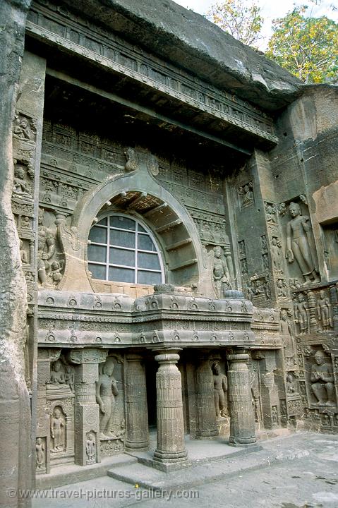 the Buddhist caves of Ajanta