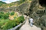 the Buddhist caves of Ajanta date from 250 BC - 650 AD