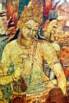 painting at the Ajanta Caves