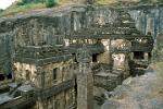 the Kailasa (Kailash) Temple at Ellora, 750 AD