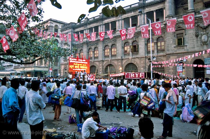 political rally at BBD Bagh, Dalhousie Square