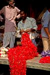 flower offerings at the Kalighat, Kali Temple