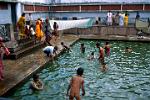 pool at the Kalighat, Kali Temple