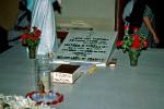 at the tomb of Mother Theresa