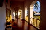 colonial style hotel veranda, Puri beach