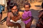 in an Adivasi tribal village, indigenous people of India