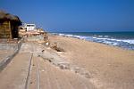 deserted resort , Puri beach, Bay of Bengal