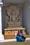 young couple posing, Shanti Stupa, Dhauli Hill, Bhubaneshwar