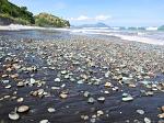 Nusa Tenggara - Lesser Sunda Islands, black volcanic sand beach