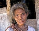 elderly woman in Luba village (Ngada people)