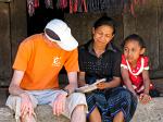 meeting local people in Bena village