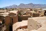 Pictures of Iran - Kharanaq - view over the old city of Kharanaq, mud brick architecture