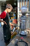 boy making tea