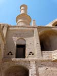 minaret of the mosque in the caravanserai