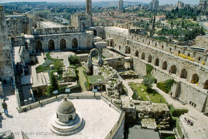 the Citadel, remnants of King Herod's Palace
