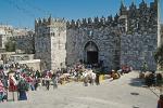 the Damascus Gate, Bab el Amud, entrance to the old city 