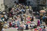 busy market at the Damascus Gate