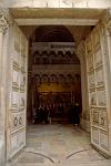 entrance door of the Church of the Holy Sepulchre