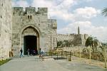 the Jaffa Gate, to the west of the old city