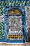intricate mosaic of the Dome of the Rock