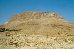 Masada, the mountain fortress, located in the Judean Desert