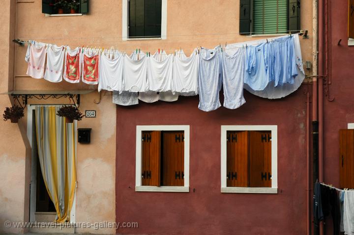 laundry outside a house