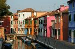 the island of Burano lies in the northern part of the Venetian Lagoon