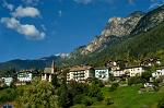 Cavalese, Trentino, a typical Dolomite town