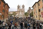 Spanish Steps, Piazza Spagna, Church of Trinit� dei Monti