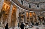 inside the Pantheon, a Roman temple