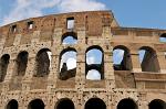 the Colosseum or Roman Coliseum, originally the Flavian Amphitheatre