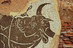 mosaic at the Baths of Caracalla