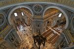 view from the cupola in St. Peter's Basilica