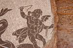 mosaic at the Baths of Caracalla