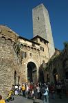 town gate and tower