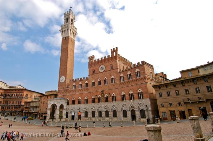 Palazzo Pubblico, Piazza del Campo, Torre del Mangia
