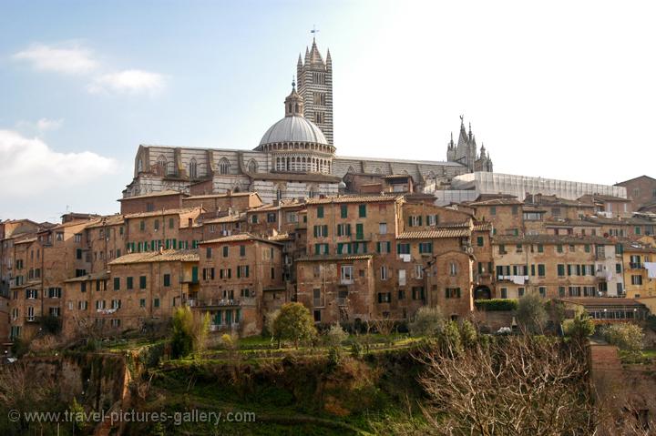view of the city with the Cathedral