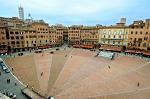 the Piazza del Campo from the Torre del Mangia
